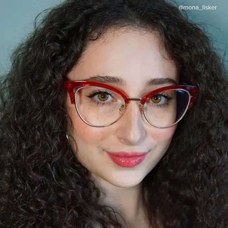 Dalila Red Glasses 4