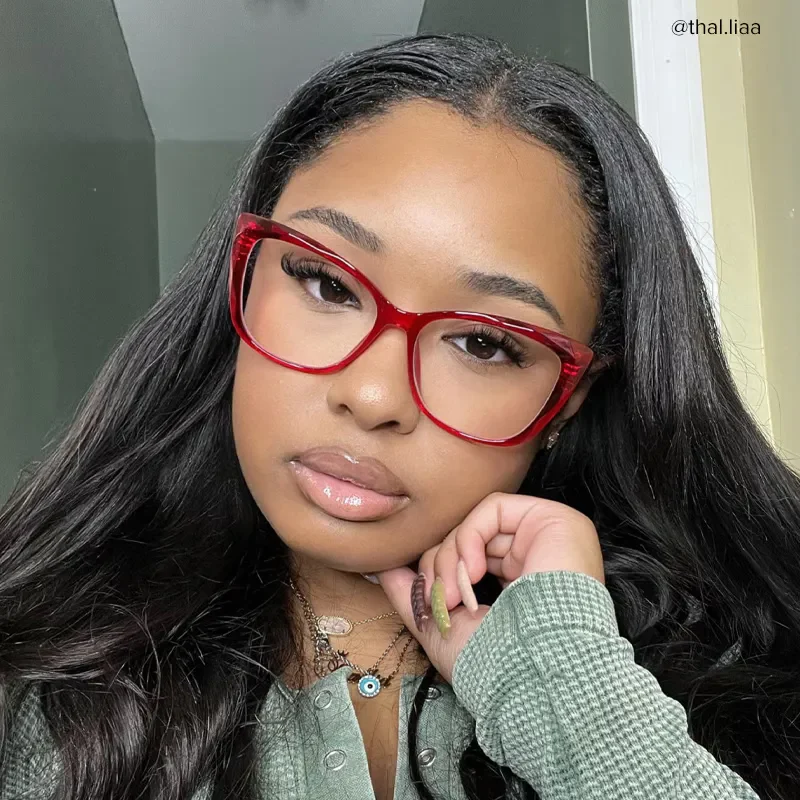 Janina Red Glasses 5