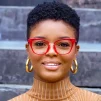 Paulina Red Glasses 5