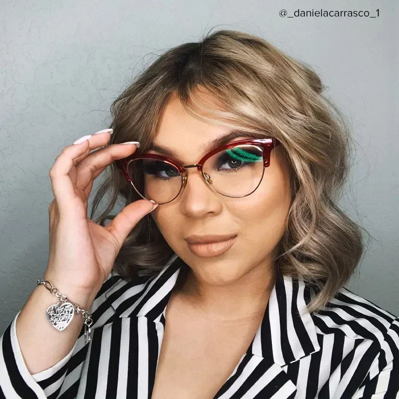 Dalila Red Glasses 5