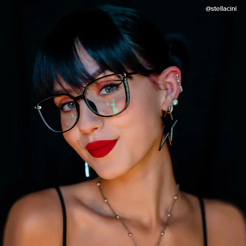 Fredia Black Glasses 5