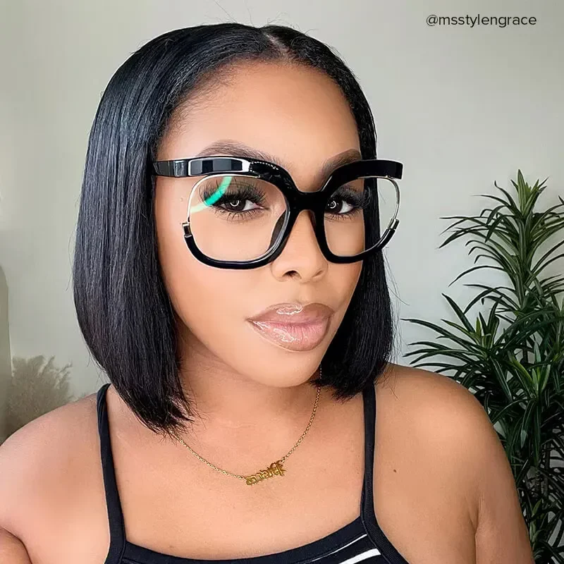 Carmine Black Glasses 7