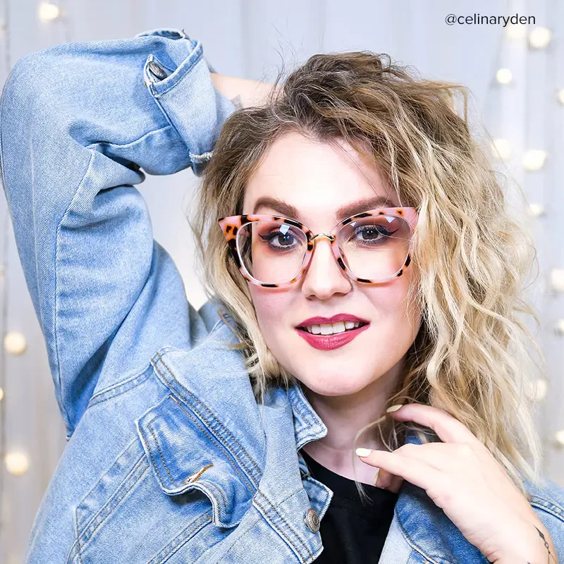 Paulina Pink-Floral Glasses 6