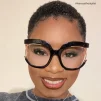 Carmine Black Glasses 8