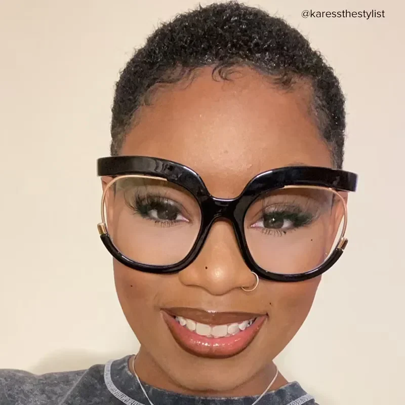 Carmine Black Glasses 8