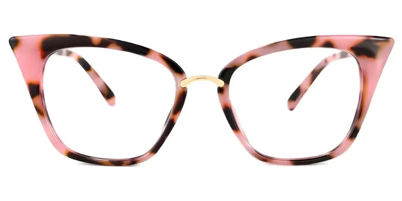 Paulina Pink-Floral eyeglass frame