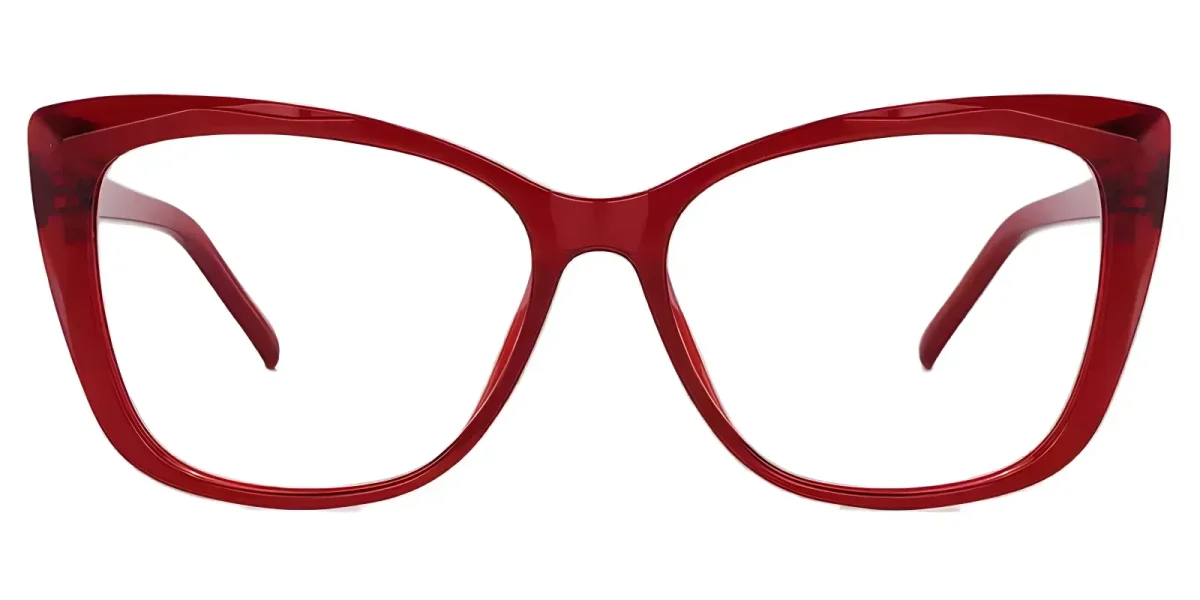 Janina Red Glasses 0
