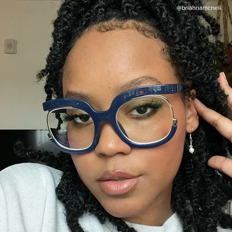 Carmine Dark-Blue Glasses 10