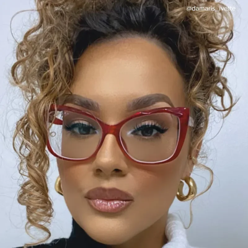 Janina Red Glasses 10