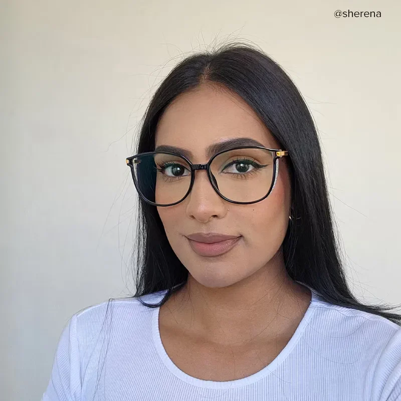 Fredia Black Glasses 10