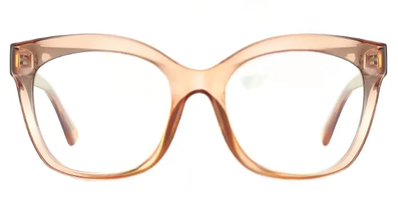 PF2101 Transparent-Brown eyeglass frame