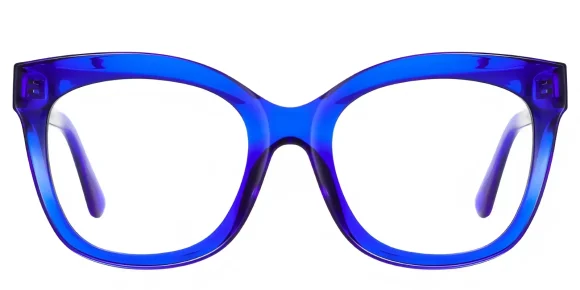 PF2101 Transparent-Bule eyeglass frame