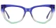 PF2156 Blue-Green glasses