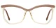 PF2161 Coffee-Yellow glasses
