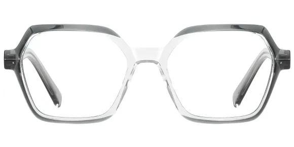 PF2162 Transparent-Grey eyeglass frame