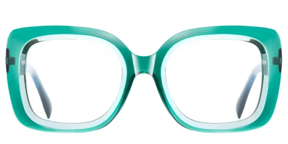 PF2171 Green eyeglass frame