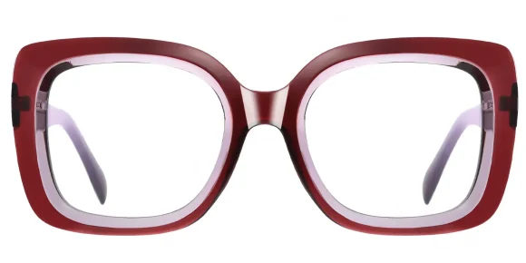 PF2171 Red eyeglass frame