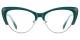 PF2178 Green-Silver glasses