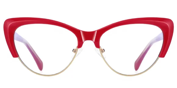 PF2178 Red-Gold eyeglass frame