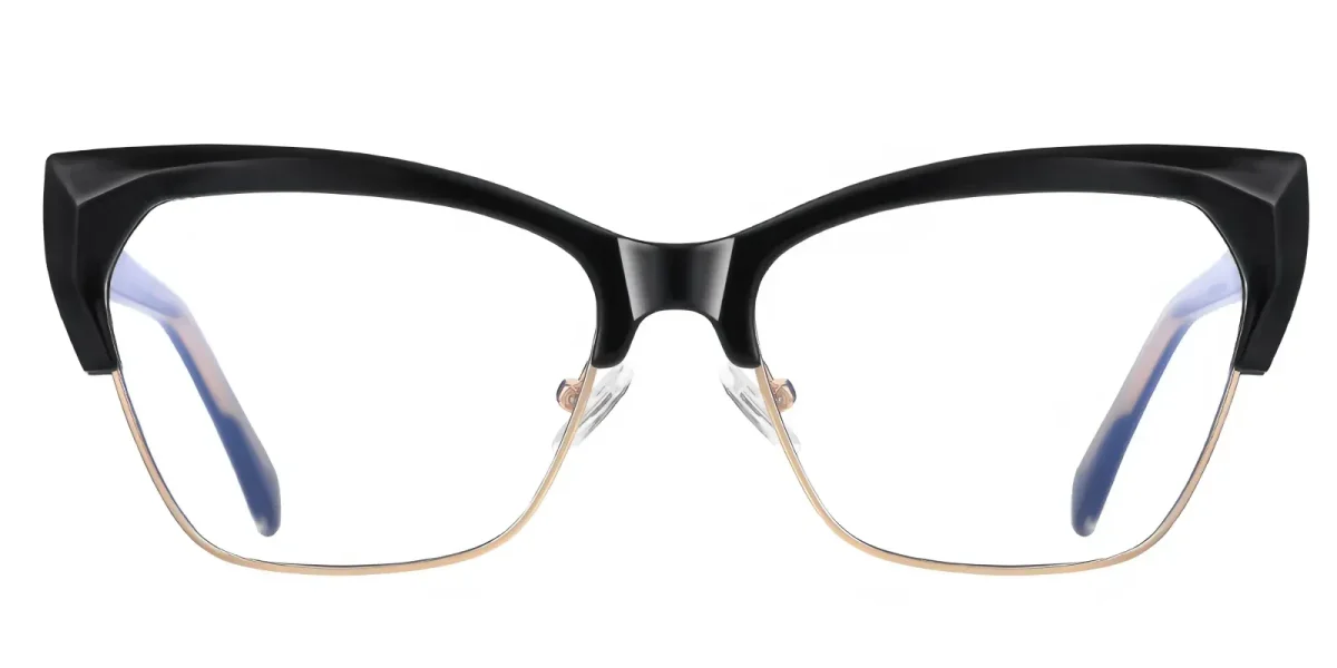 PF2180 Black-Gold Glasses 0