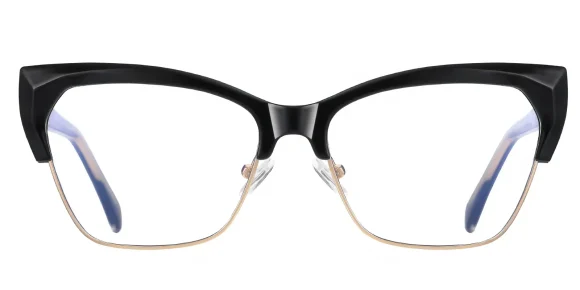 PF2180 Black-Gold eyeglass frame