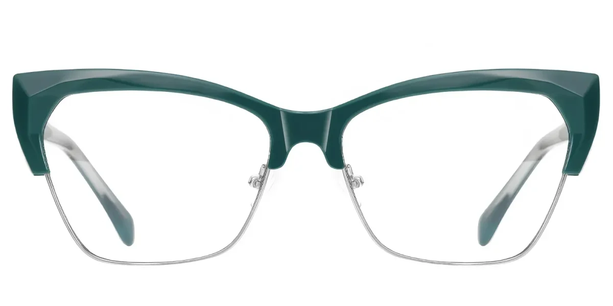 PF2180 Green-Silver Glasses 0