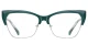 PF2180 Green-Silver Glasses 0