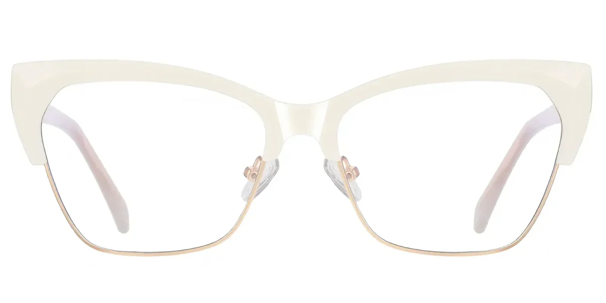 PF2180 White-Gold Glasses 0
