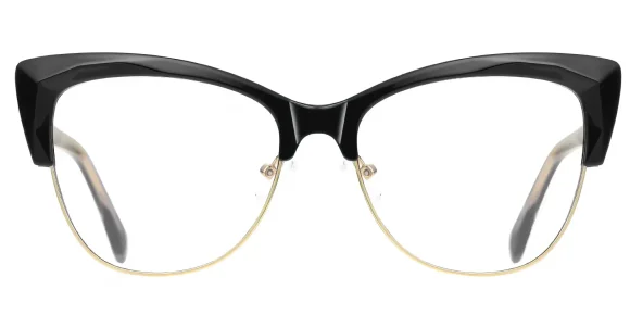 PF2181 Black-Gold eyeglass frame
