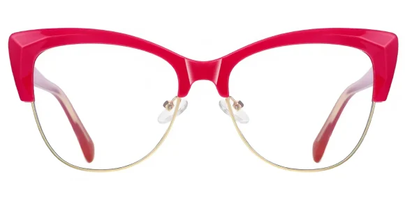 PF2181 Pink-Gold eyeglass frame