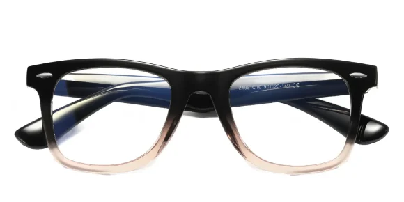 PF2102 Black-Pink eyeglass frame