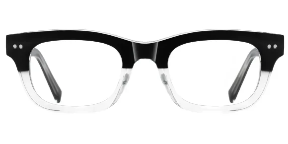 PF2194 Black-Transparent eyeglass frame