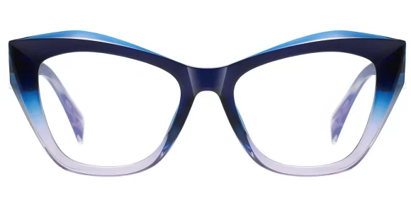 PF2197 Blue-Purple eyeglass frame