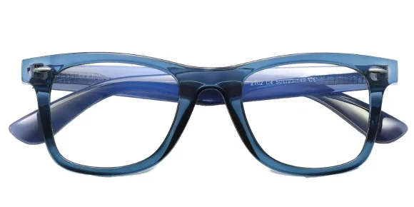 PF2102 Blue eyeglass frame
