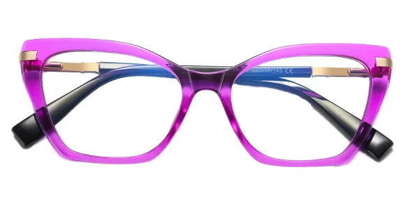 PF2104 Purple eyeglass frame