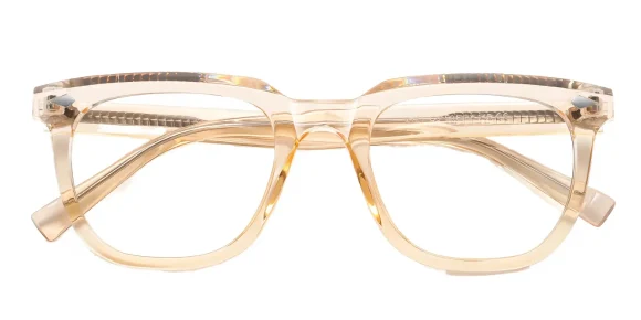 PF2121 Transparent-Brown eyeglass frame