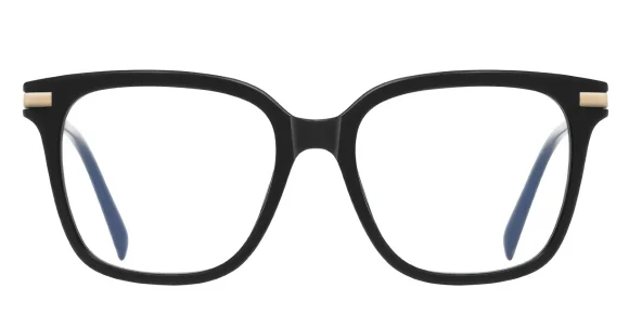 PF2129 Black eyeglass frame