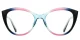 PF2145 Blue-Pink-Green glasses