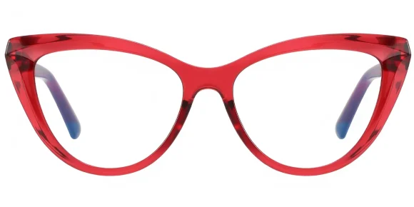 PF2152 Red eyeglass frame