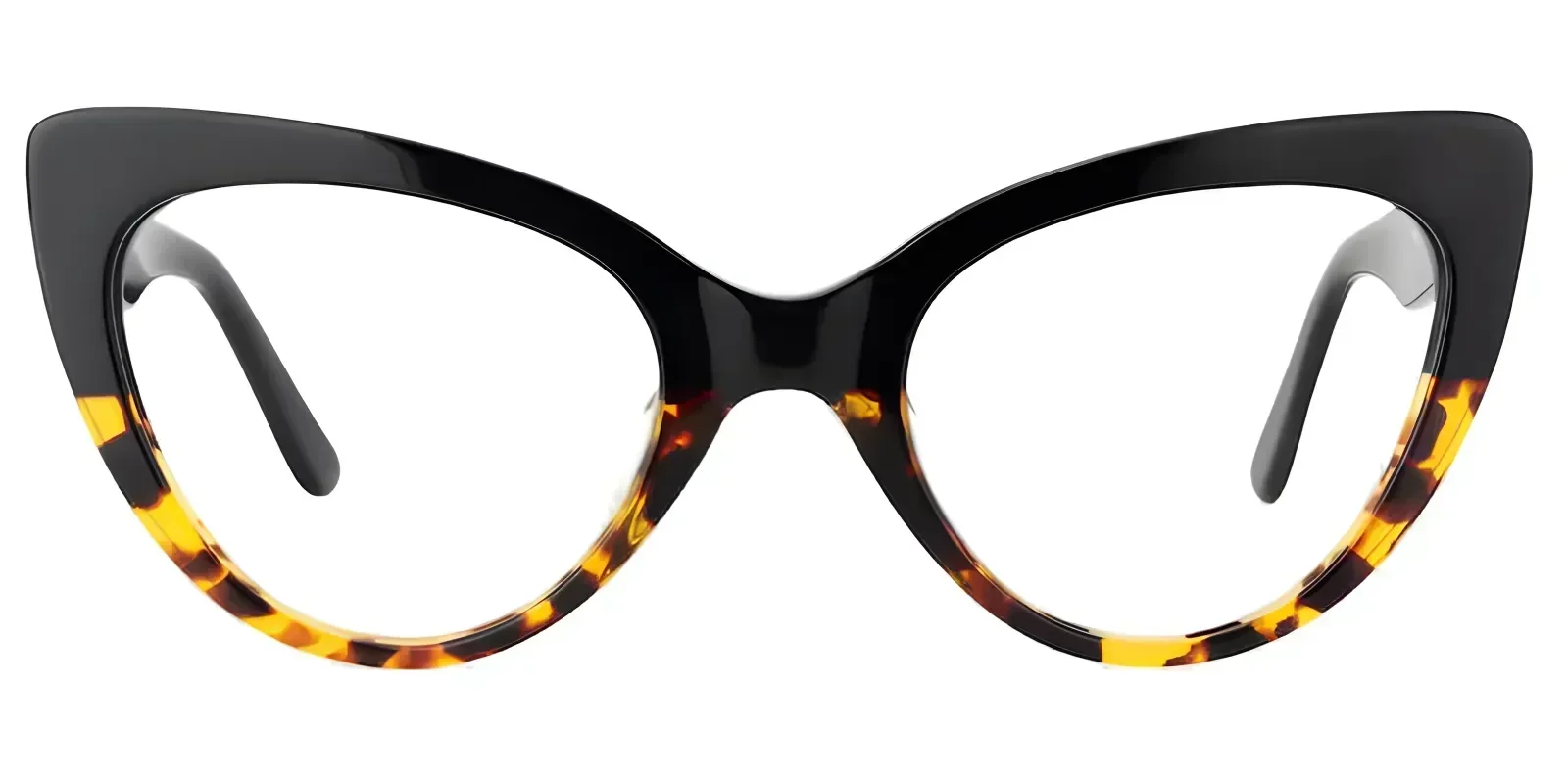 Cathleen Yellow-Tortoise eyeglass frame