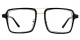 Unicorn Black-Gold glasses 1