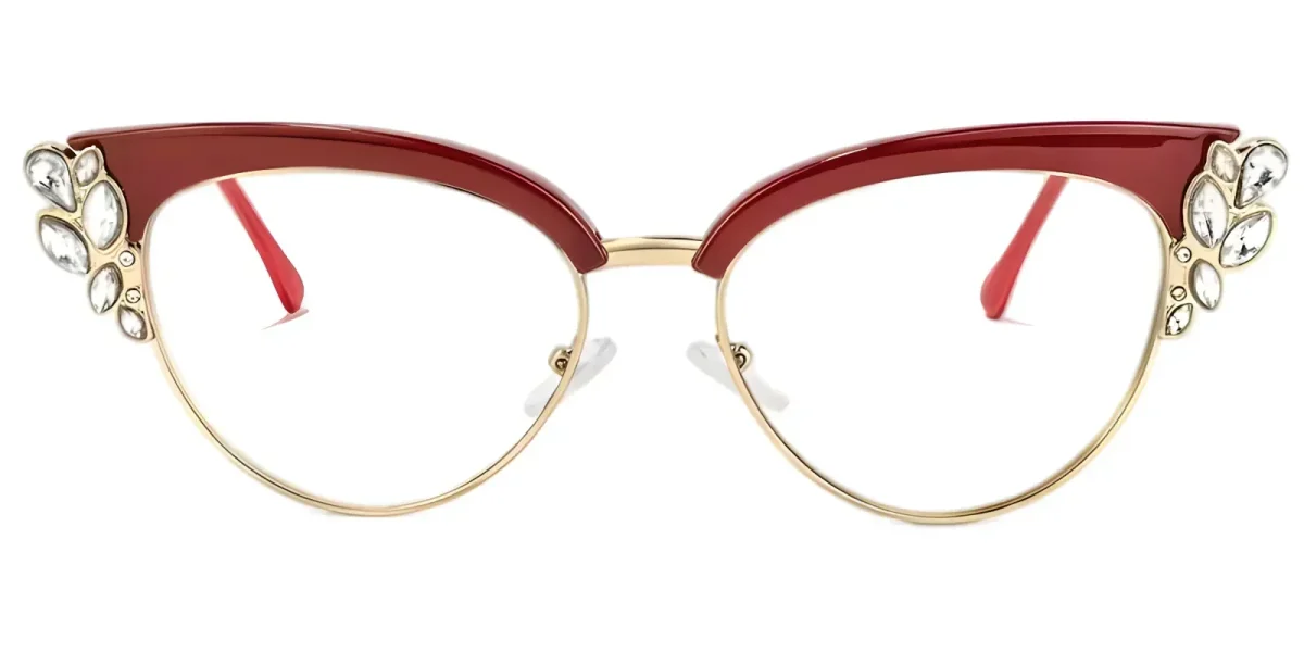 Bader Red Glasses 0
