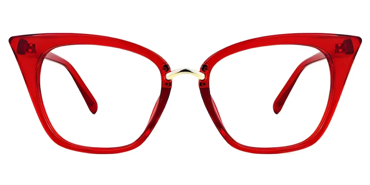 Paulina Red Glasses 0