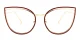 Martha Red Glasses 0