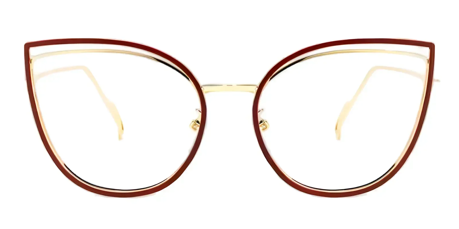Martha Red eyeglass frame