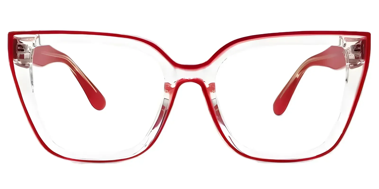 Adebola Red eyeglass frame