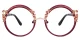 Denze Red Glasses 0