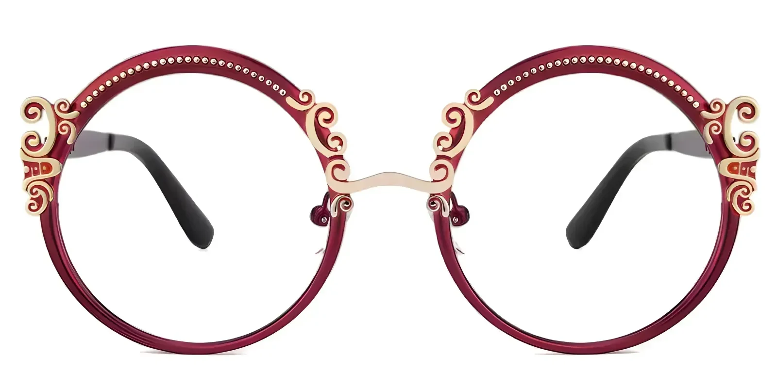 Denze Red eyeglass frame