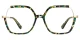 Joselyn Green-Havana glasses