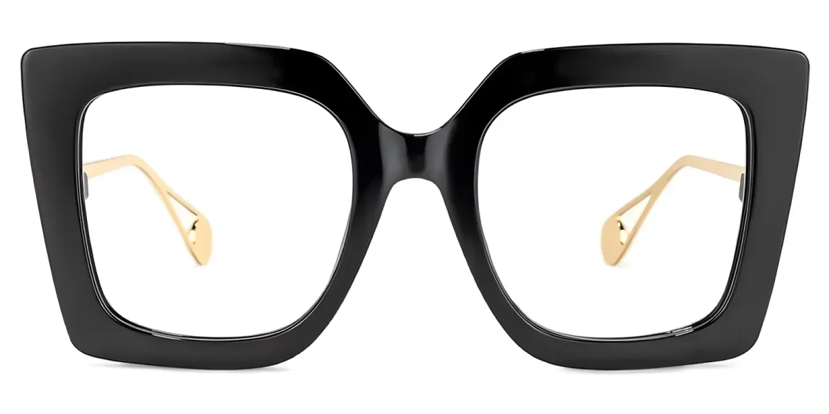 Vernetta Black Glasses 0